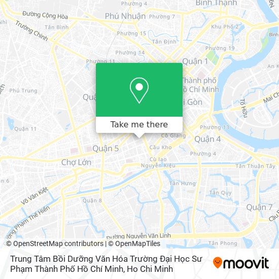 Trung Tâm Bồi Dưỡng Văn Hóa Trường Đại Học Sư Phạm Thành Phố Hồ Chí Minh map