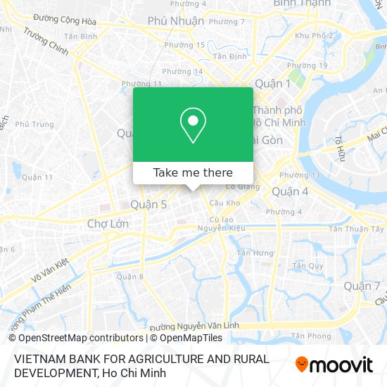 VIETNAM BANK FOR AGRICULTURE AND RURAL DEVELOPMENT map