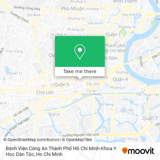 Bệnh Viện Công An Thành Phố Hồ Chí Minh-Khoa Y Học Dân Tộc map
