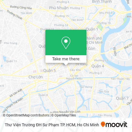 Thư Viện Trường ĐH Sư Phạm TP. HCM map