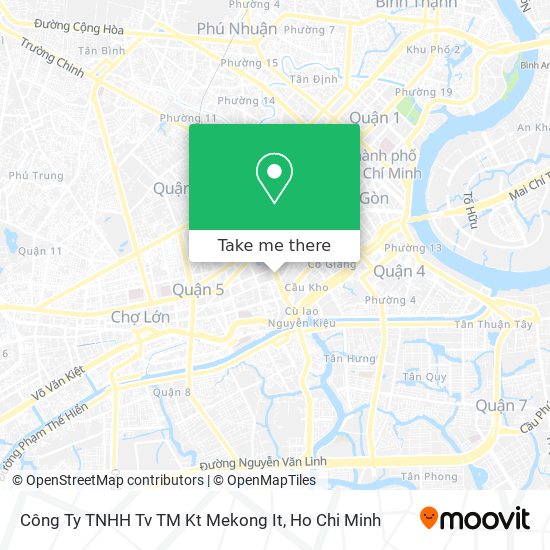 Công Ty TNHH Tv TM Kt Mekong It map