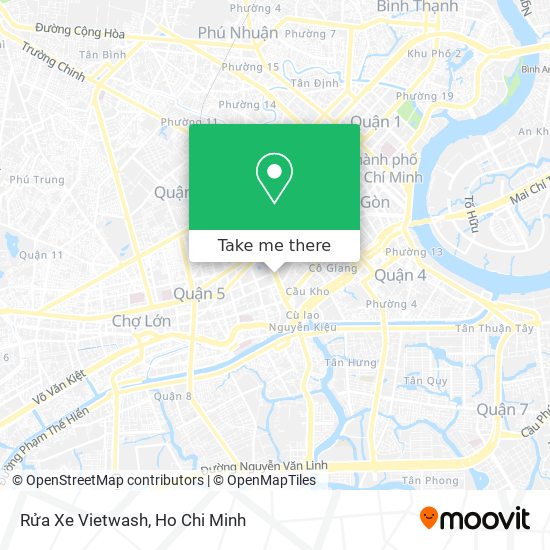 Rửa Xe Vietwash map