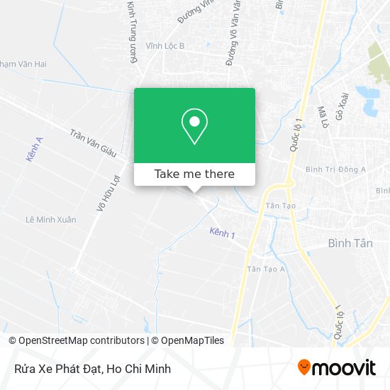 Rửa Xe Phát Đạt map