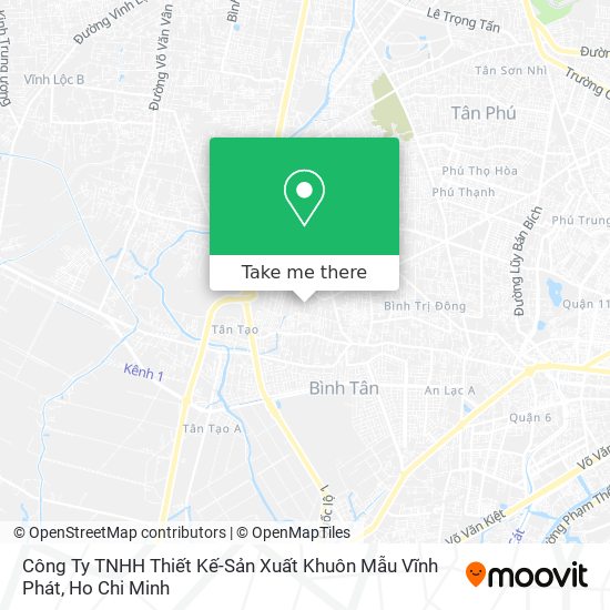 Công Ty TNHH Thiết Kế-Sản Xuất Khuôn Mẫu Vĩnh Phát map