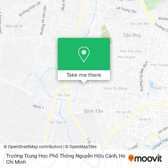 Trường Trung Học Phổ Thông Nguyễn Hữu Cảnh map