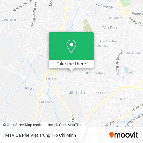 MTV Cà Phê Việt Trung map