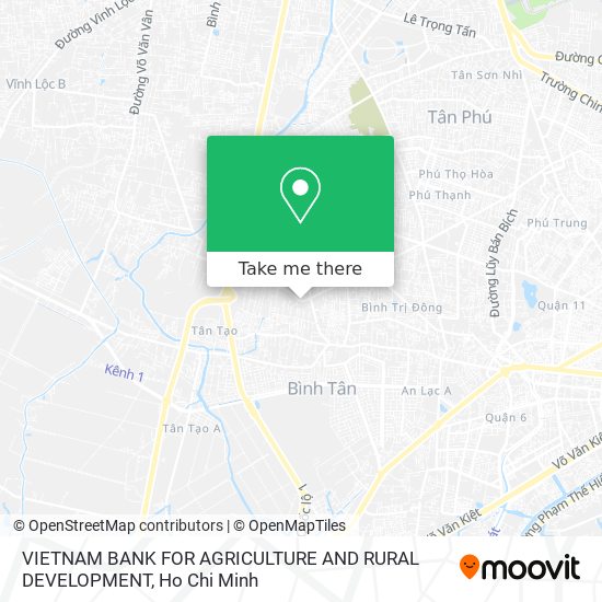 VIETNAM BANK FOR AGRICULTURE AND RURAL DEVELOPMENT map