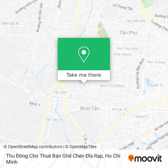 Thu Đông Cho Thuê Bàn Ghế Chén Đĩa Rạp map