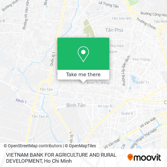 VIETNAM BANK FOR AGRICULTURE AND RURAL DEVELOPMENT map