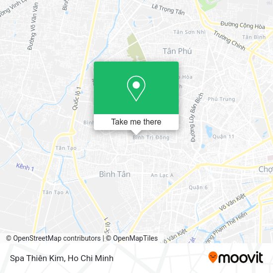 Spa Thiên Kim map