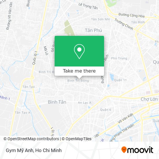 Gym Mỹ Anh map