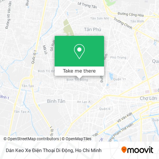 Dán Keo Xe Điện Thoại Di Động map