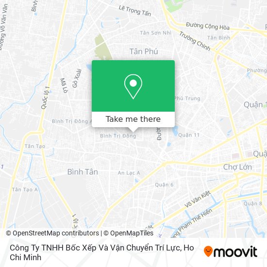 Công Ty TNHH Bốc Xếp Và Vận Chuyển Trí Lực map