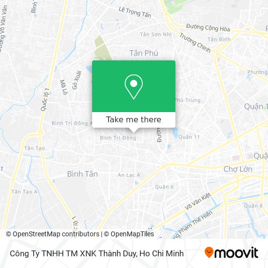 Công Ty TNHH TM XNK Thành Duy map