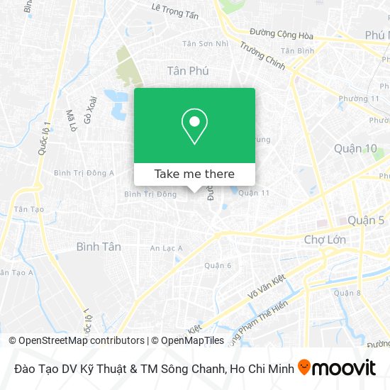 Đào Tạo DV Kỹ Thuật & TM Sông Chanh map