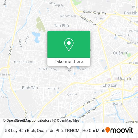 58 Luỹ Bán Bích, Quận Tân Phú, TP.HCM. map