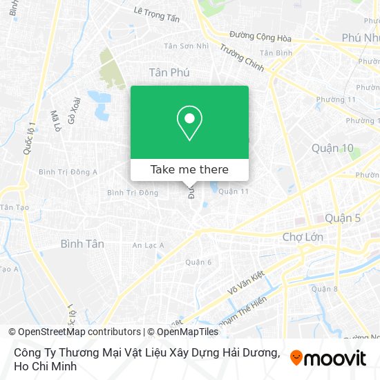 Công Ty Thương Mại Vật Liệu Xây Dựng Hải Dương map