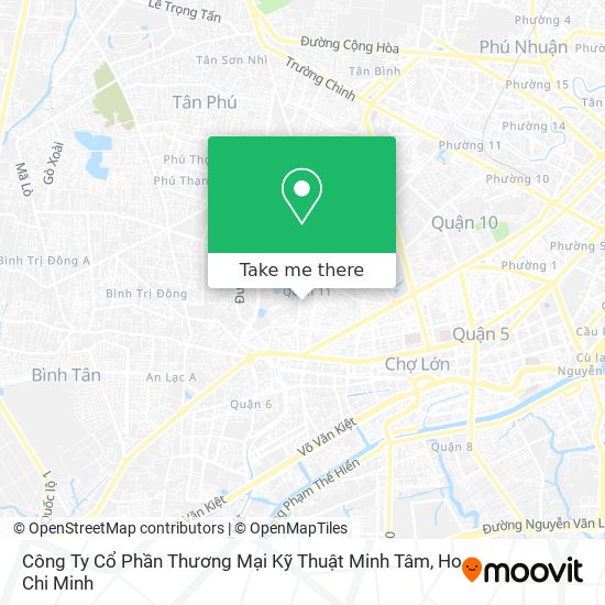 Công Ty Cổ Phần Thương Mại Kỹ Thuật Minh Tâm map