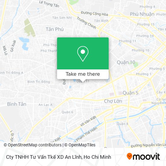 Cty TNHH Tư Vấn Tkế XD An Lĩnh map