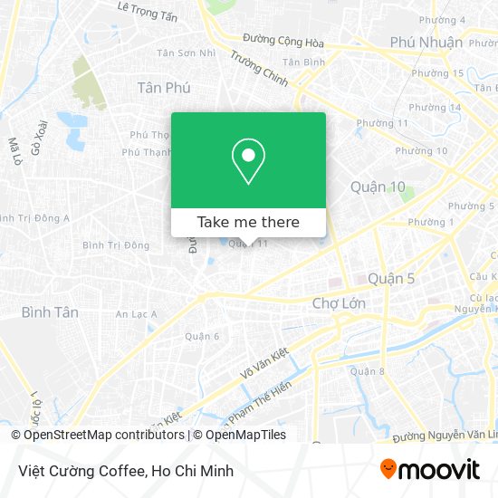 Việt Cường Coffee map
