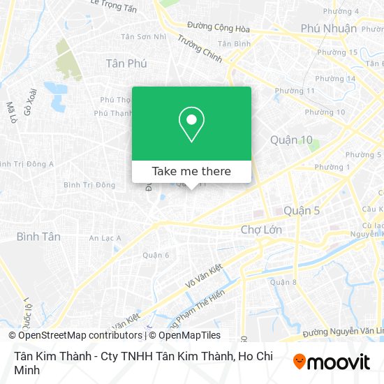 Tân Kim Thành - Cty TNHH Tân Kim Thành map