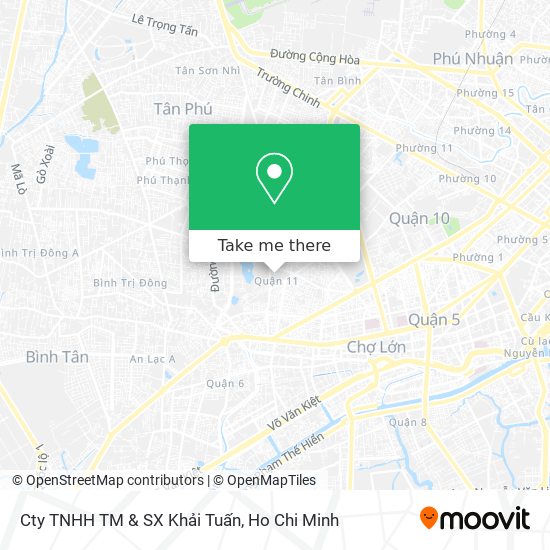 Cty TNHH TM & SX Khải Tuấn map