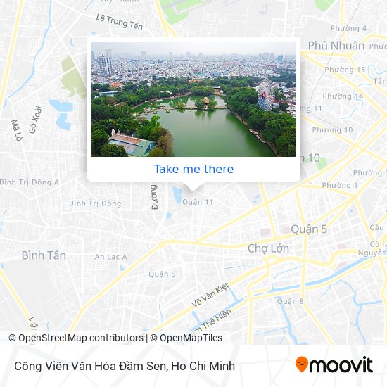 Công Viên Văn Hóa Đầm Sen map