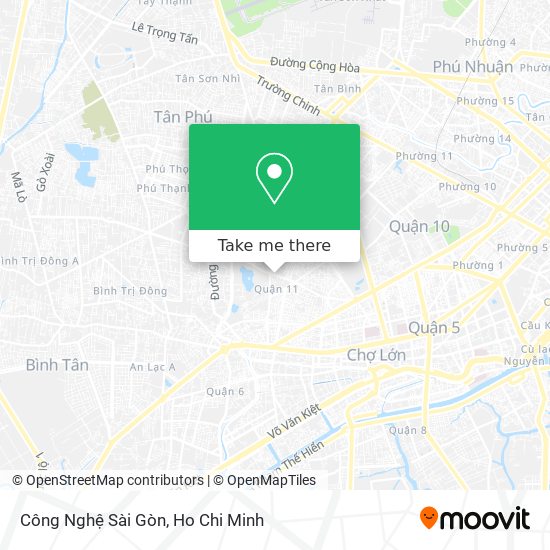 Công Nghệ Sài Gòn map