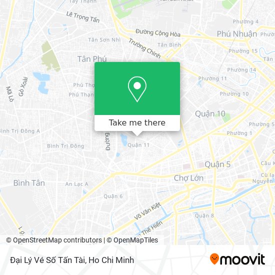 Đại Lý Vé Số Tấn Tài map