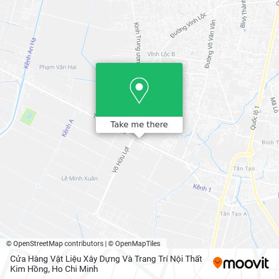 Cửa Hàng Vật Liệu Xây Dựng Và Trang Trí Nội Thất Kim Hồng map