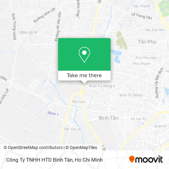 Công Ty TNHH HTD Bình Tân map