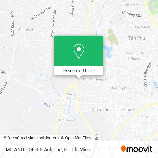 MILANO COFFEE Anh Thư map
