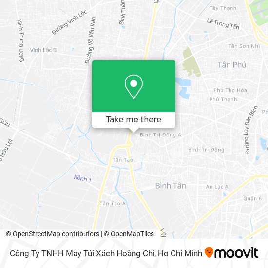 Công Ty TNHH May Túi Xách Hoàng Chi map