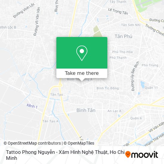 Tattoo Phong Nguyễn - Xăm Hình Nghệ Thuật map