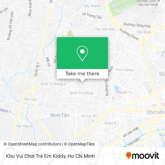 Khu Vui Chơi Trẻ Em Kiddy map