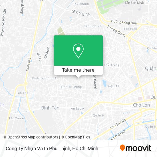 Công Ty Nhựa Và In Phú Thịnh map