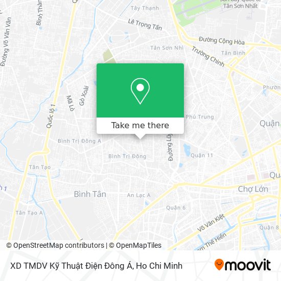 XD TMDV Kỹ Thuật Điện Đông Á map