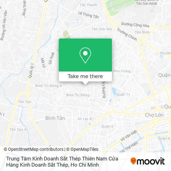 Trung Tâm Kinh Doanh Sắt Thép Thiên Nam Cửa Hàng Kinh Doanh Sắt Thép map