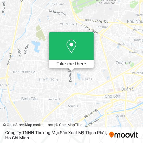 Công Ty TNHH Thương Mại Sản Xuất Mỹ Thịnh Phát map