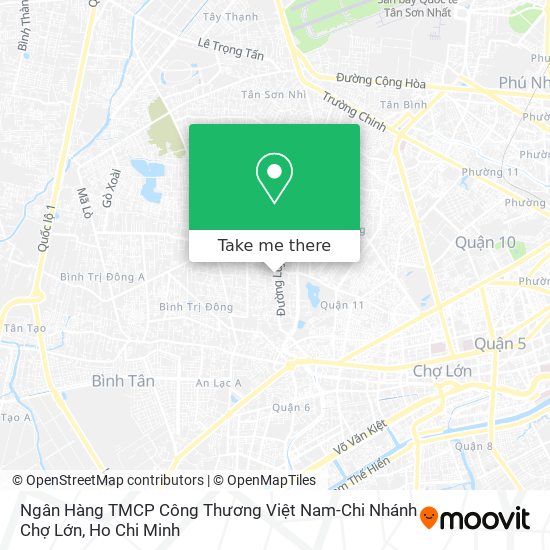 Ngân Hàng TMCP Công Thương Việt Nam-Chi Nhánh Chợ Lớn map