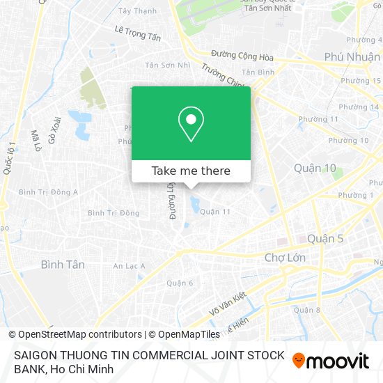 SAIGON THUONG TIN COMMERCIAL JOINT STOCK BANK map