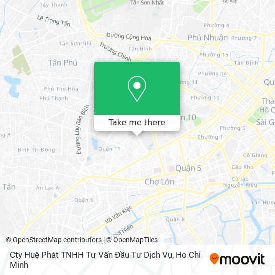 Cty Huệ Phát TNHH Tư Vấn Đầu Tư Dịch Vụ map