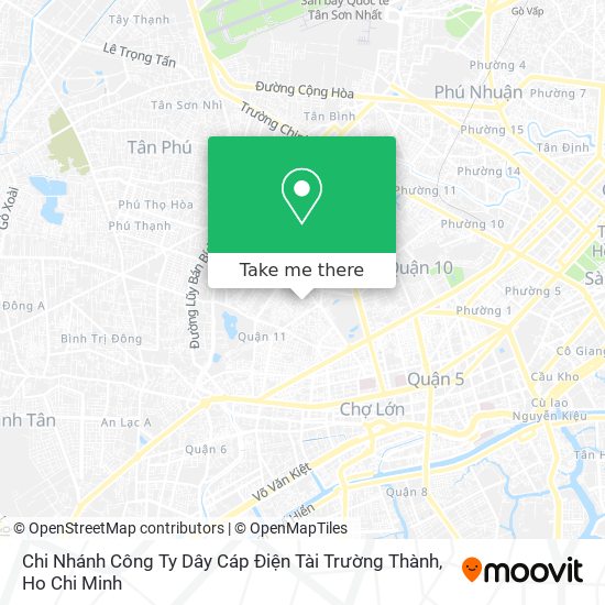 Chi Nhánh Công Ty Dây Cáp Điện Tài Trường Thành map