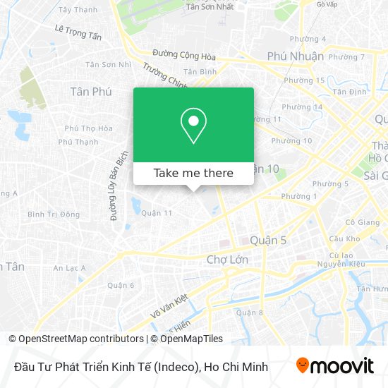 Đầu Tư Phát Triển Kinh Tế (Indeco) map