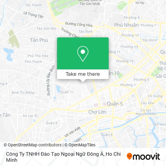 Công Ty TNHH Đào Tạo Ngoại Ngữ Đông Á map