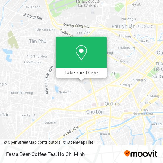 Festa Beer-Coffee Tea map