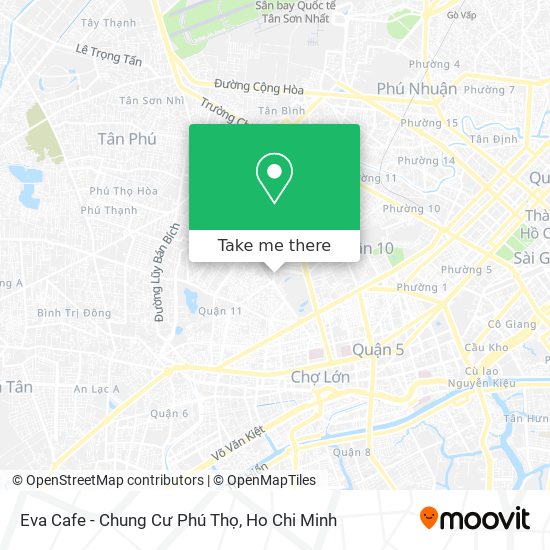 Eva Cafe - Chung Cư Phú Thọ map