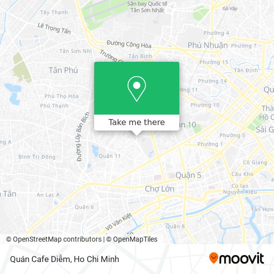 Quán Cafe Diễm map