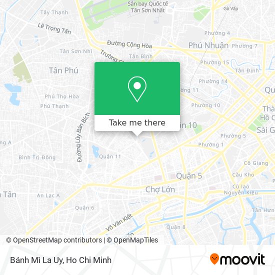 Bánh Mì La Uy map