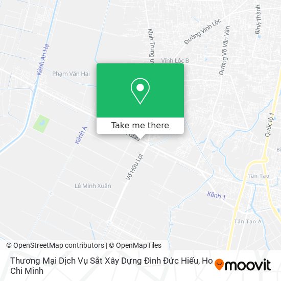 Thương Mại Dịch Vụ Sắt Xây Dựng Đình Đức Hiếu map